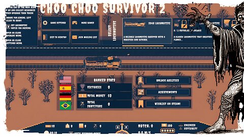 Demo Gameplay, No Commentary - Choo Choo Survivor 2