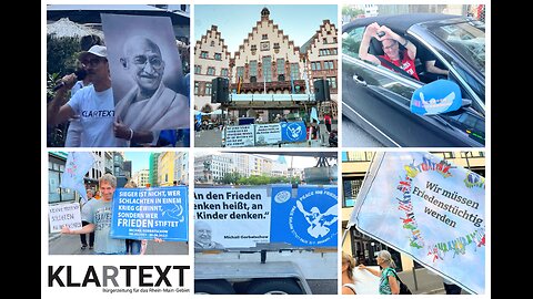 🚀 KRIEG ODER FRIEDEN 🕊 ? / Auftakt Redebeitrag der Frankfurter Montagsdemo 18.08.2025