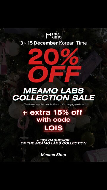 Sale 35% off meamo labs discount code LOIS ❤️Meamoshop