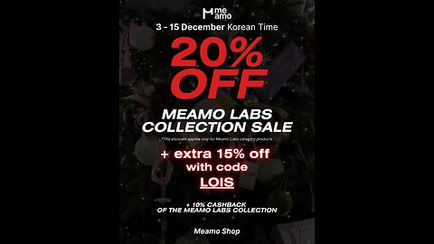 Sale 35% off meamo labs discount code LOIS ❤️Meamoshop