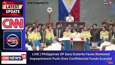 LIVE | Philippines VP Sara Duterte Faces Renewed Impeachment Push Over Confidential Funds Scandal