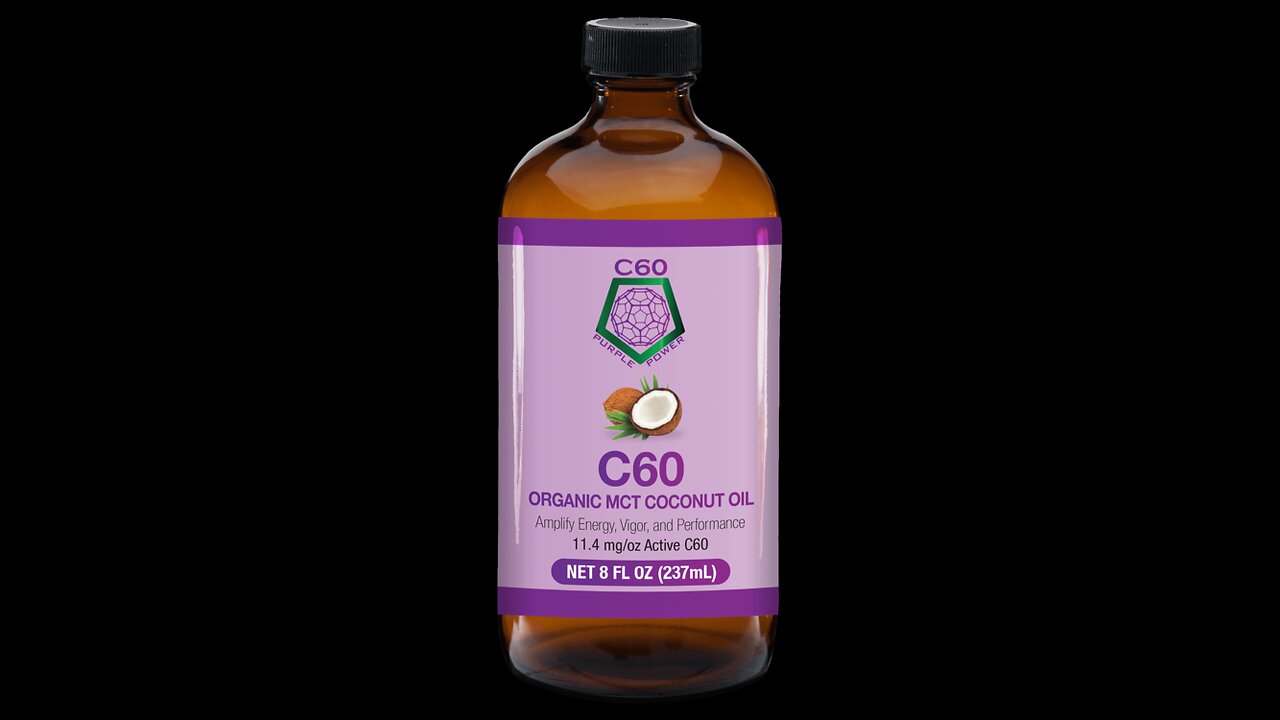 C60 in Organic MCT Coconut Oil (8oz)