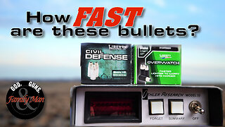 How fast are Civil Defense & Overwatch Bullets? Really!