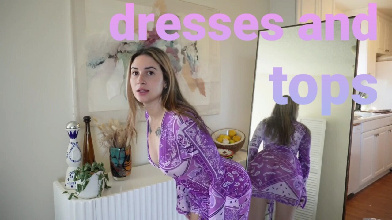 Dress and top tryon haul