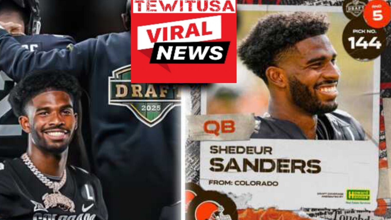 Shedeur Sanders Drafted by Browns in Round 5 — Coach Prime’s Son Begins His NFL Journey!