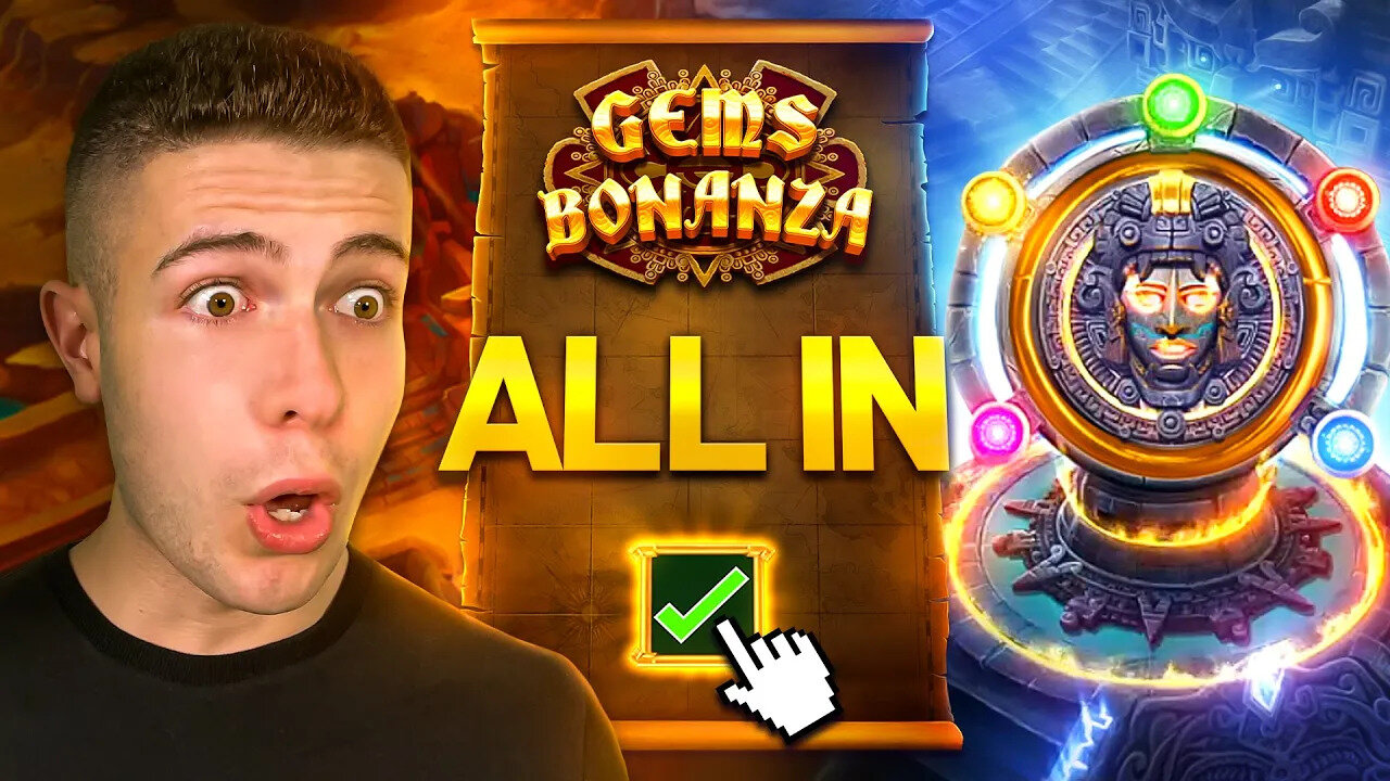 CRAZY GEMS BONANZA ALL IN SESSION!