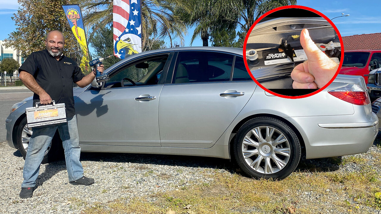 Most People Install This Battery in the WRONG Place (2009 Hyundai Genesis).