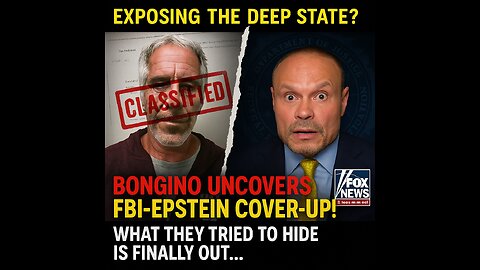 BREAKING- Bongino reveals SHOCKING info on Epstein Video.