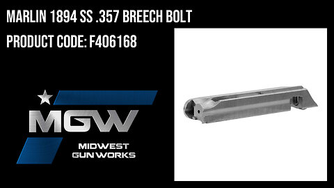 Marlin 1894 SS .357 Breech Bolt - F406168