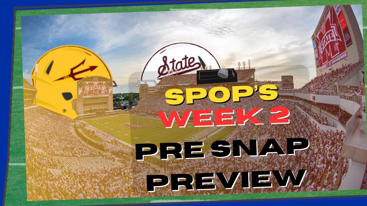 Arizona State @ Mississippi State - Week 2 Pre Snap Preview