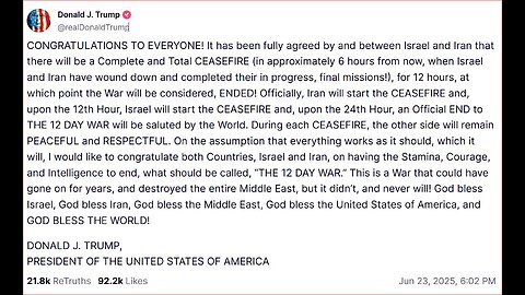 And just like that WWIII possibilities are gone forever!