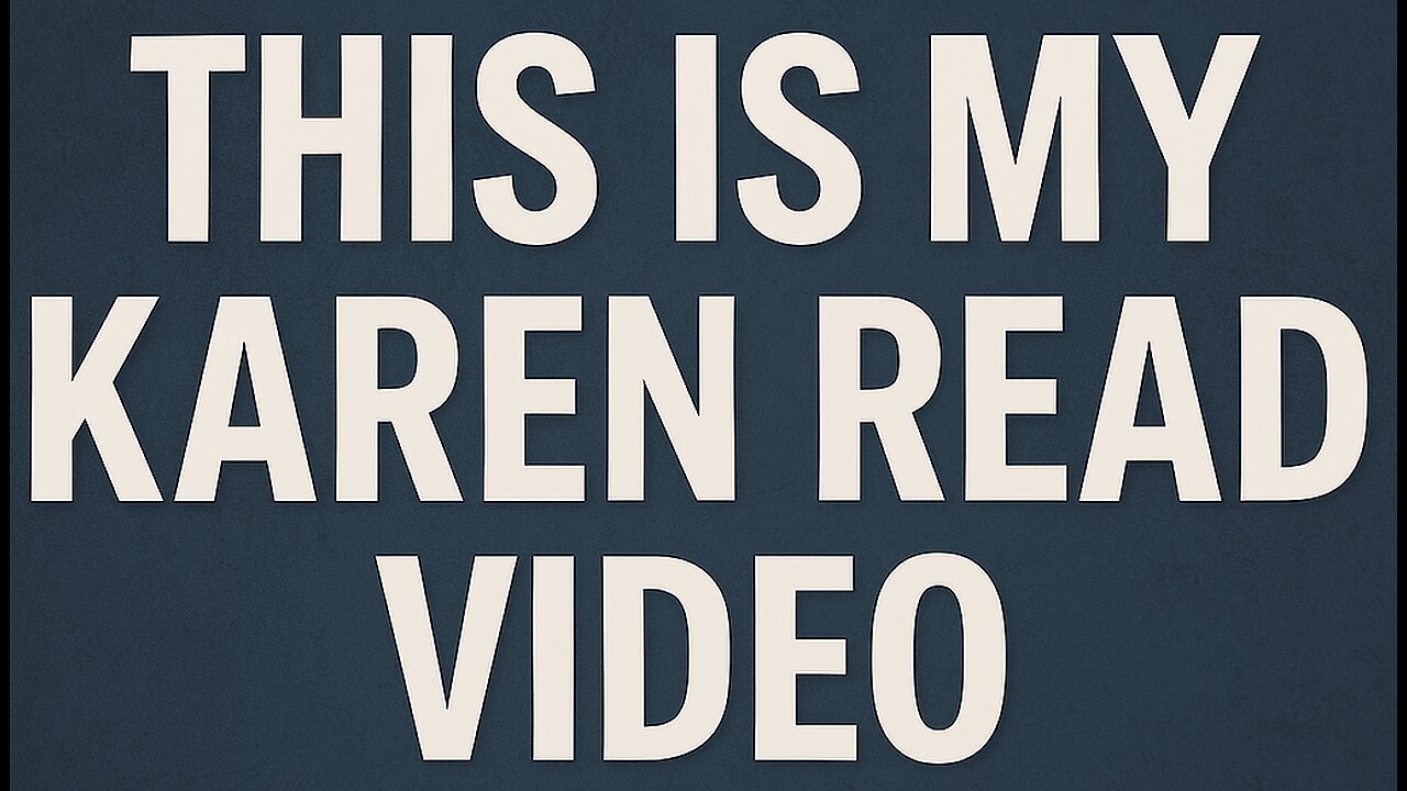 Societal Narcissism - Karen Read & True Crime Brainrot
