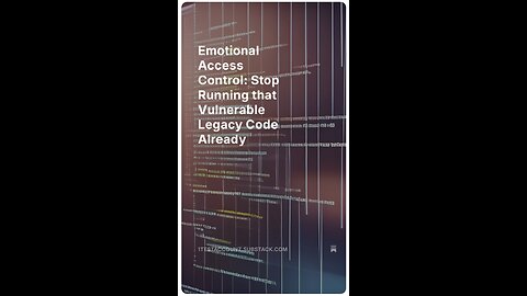 Emotional Access Control | #substack #article #promo