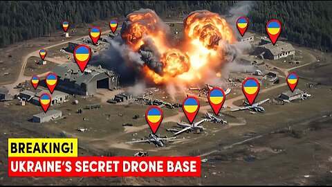 Breaking: Ukraine’s Secret Drone Base Destroyed by Russia’s New Tactical Warhead!