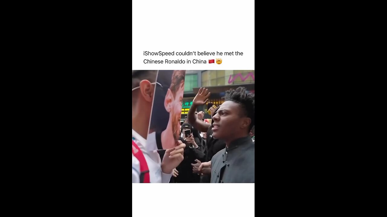 iShowSpeed couldn't believe he met the Chinese Ronaldo in China