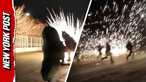 Flashbangs thrown into protest crowd outside Minneapolis federal building