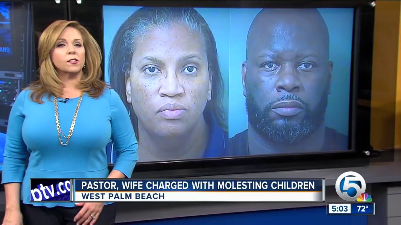 Black pastor and wife charged with molesting children in West Palm Beach