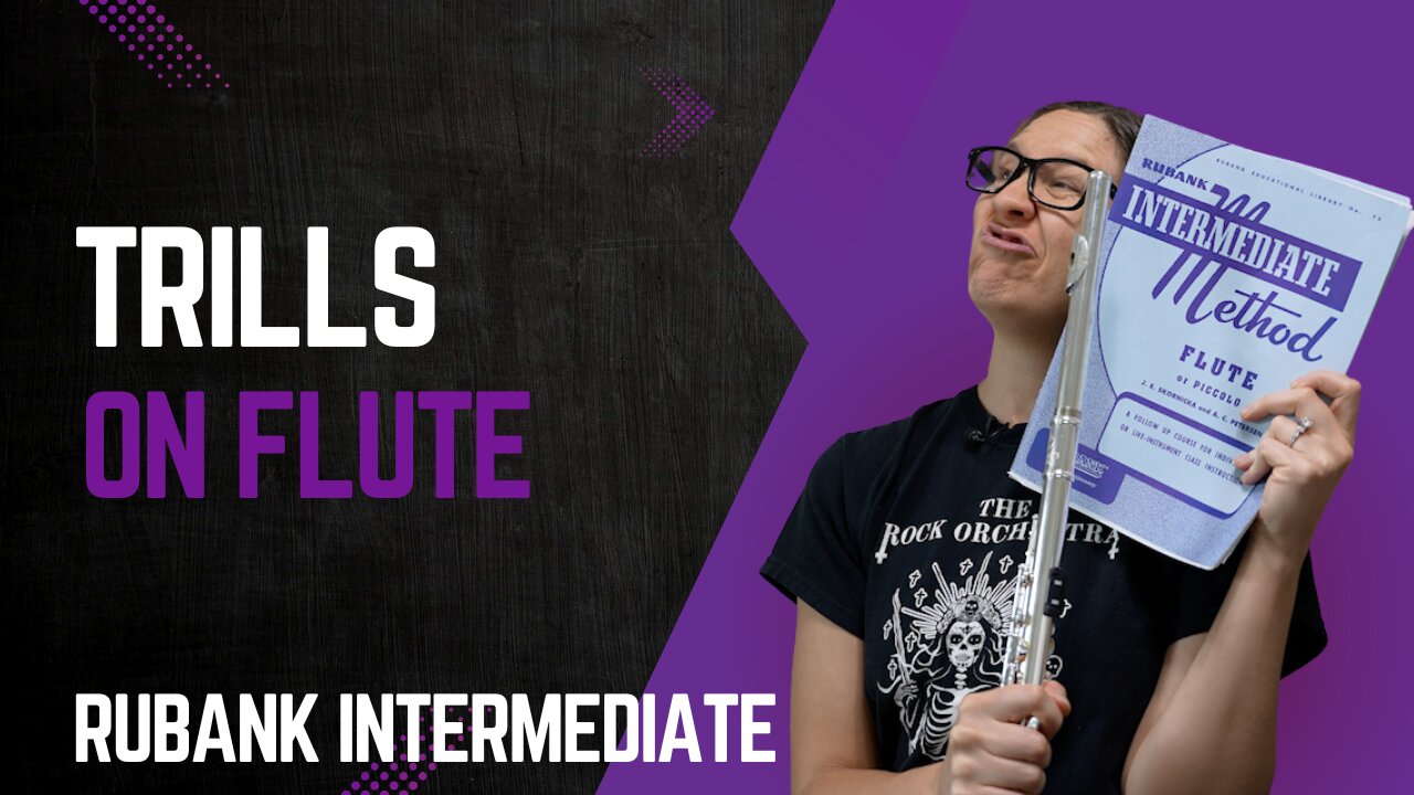 Page 41 Trills Flute Tutorial From The Rubank Intermediate Method Flute