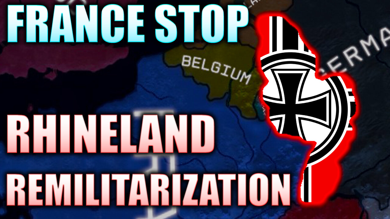 What If FRANCE Stopped Rhineland Remilitarization - HOI4 Timelapse