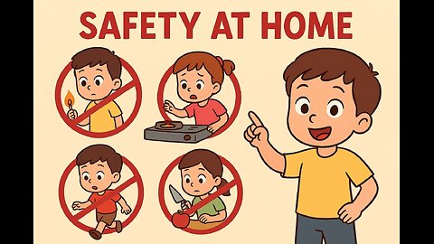 Safety at Home for Kids | Fun Learning for Kindergarten