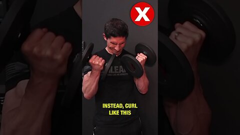 ✅STOP Doing This On Bicep Curls! 💪