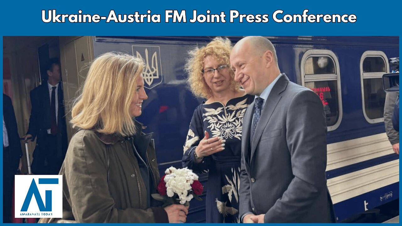 Ukraine & Austria FM Joint Press Conference | Kyiv | Europe Security | Russia-Ukraine War