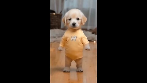 baby dog dancing🐶👌