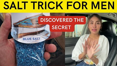 How the Celtic Salt Trick improves men's performance in bed - Male blue salt trick recipe for ed