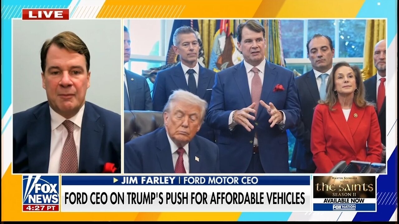 Ford CEO: Trump Terminating Biden’s CAFE Standards Is a Victory for Affordability