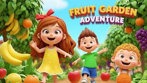 Fruit Garden Adventure Best Nursery Funny Rhyme || Kids Rhyme | Nursery Rhyme || Bouncy Kids World |