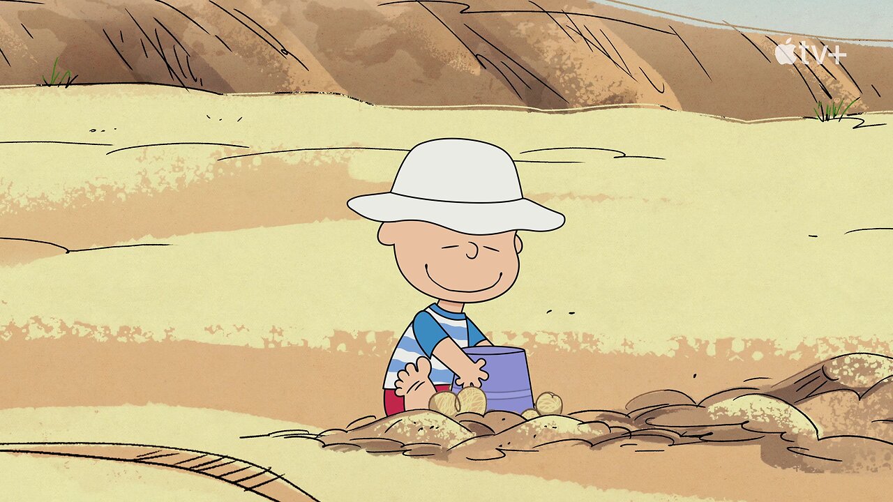 squirrels pistov the Snoopy Show sandcastles
