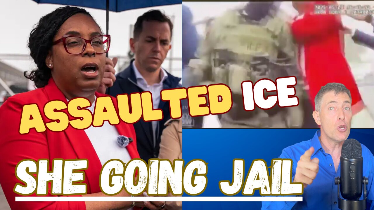 Congresswoman (D) Physical Attack on ICE Will Get Her Sent to Prison -- SO Deserved