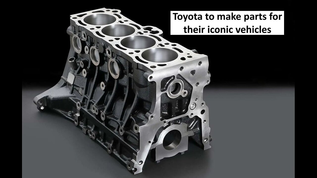 Toyota to make new engine blocks for iconic vehicles