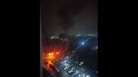 🚀 Massive missile attack on Oryol (Russia) at night!