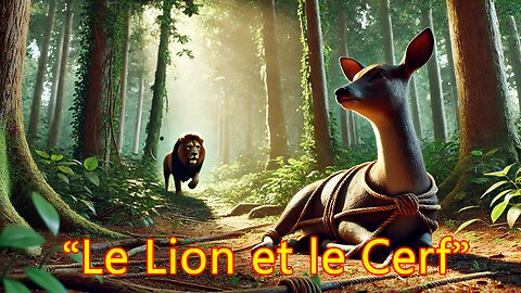 Le Lion et le Cerf | Conte sur la Ruse et la Prudence | Fable Animée