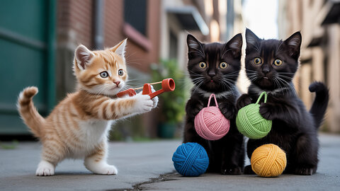 Kitten take revenge to robbers