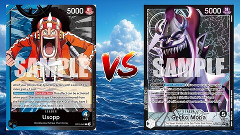 One Piece TCG Usopp VS Gecko Moria!!