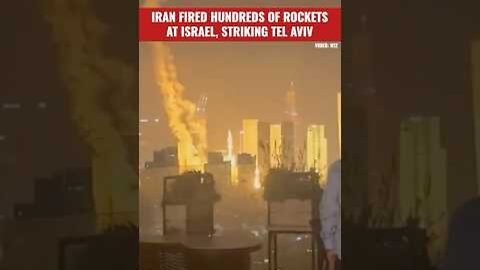 BREAKING: Iran fired hundreds of ballistic missiles at Israel, striking the heart of Tel Aviv.