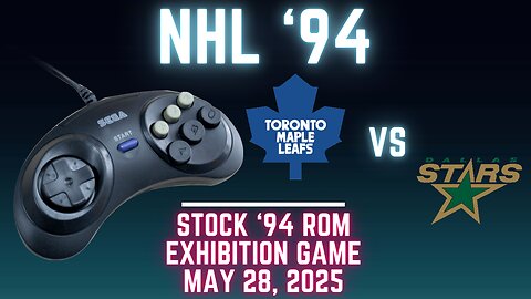 NHL '94: Maple Leafs (Icestorm NHL94) at Stars (Len the Lengend){Genesis} - Exhibition 125