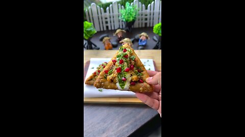 Triangle Samosa Chaat