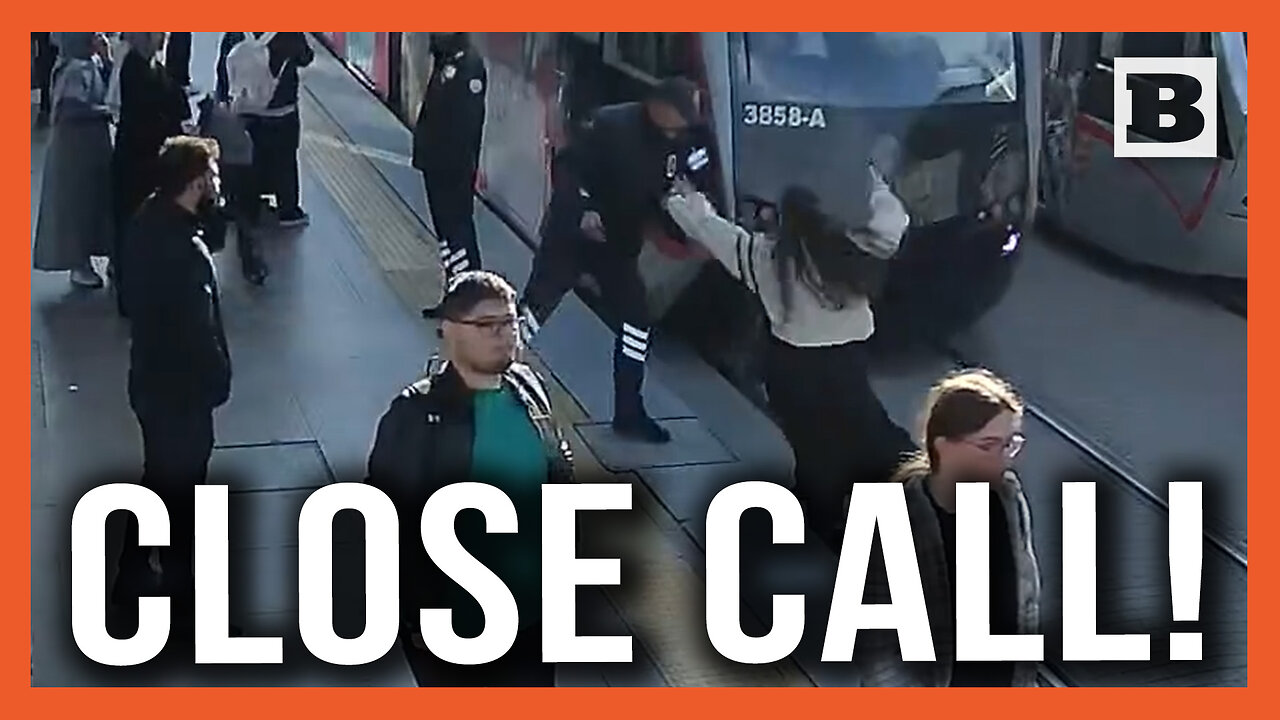 CRAZY REFLEXES! Hero Guard Saves Lady from Being Smashed by Train