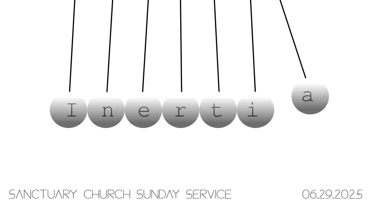 Inertia (Sanctuary Church Sunday Service 06/29/2025)