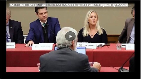 "Marjorie Taylor Greene in Discussion with Doctors about Moderna-Related Patient Injuries"