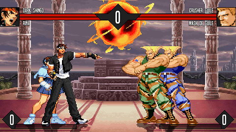 MUGEN - Dark Shingo & Rina vs. Crusher Guile & Mash_de_Guile - Download