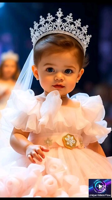 Doll-Like Baby Models in Couture! Luxurious Fabrics & Whimsical Designs