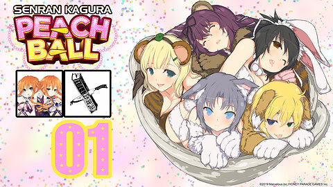 Let's Play Senran Kagura Peach Ball! [01]