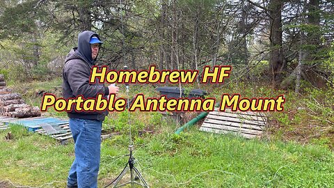 HF Homebrew Antenna Mount W/ SWR Readings