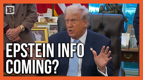 RELEASE THE FILES! Trump Says "The Democrats Were Epstein's Friends"