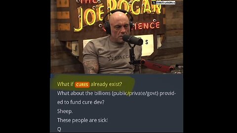 Q: 'What if Cures already exist?' HHS investigate IVERMECTIN as a Cancer Cure - Dr Robert Malone to Joe Rogan