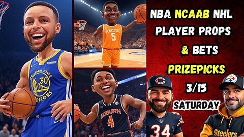 BEST 9 NBA Player Props Today | COLLEGE BASKETBALL PICKS AND BETS | PRIZEPICKS | SATURDAY 3/15